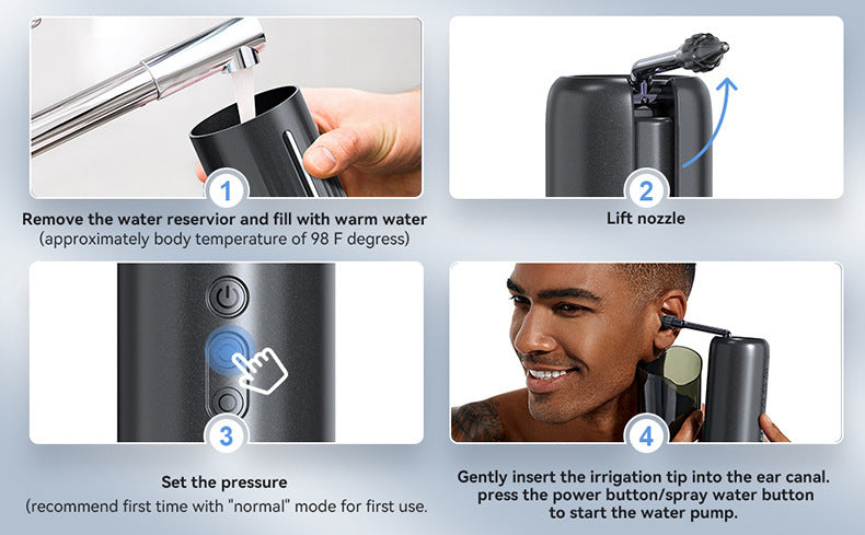 Ear Wash Cleaning Portable Electric