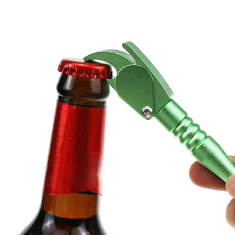 Portable Creative Detachable Multifunctional Metal Aluminium Alloy Bottle Opener Torch Pipe