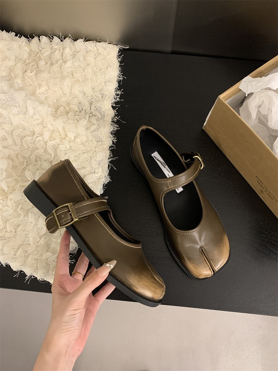 Women's Shoes Soft Bottom Soft Surface Strap Fairy Shoes Gentle Pumps