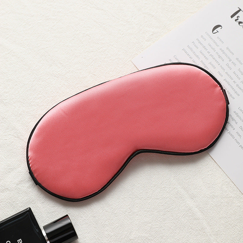 Artificial Silk Sleep Blackout Eye Mask Sleeping Solid Color