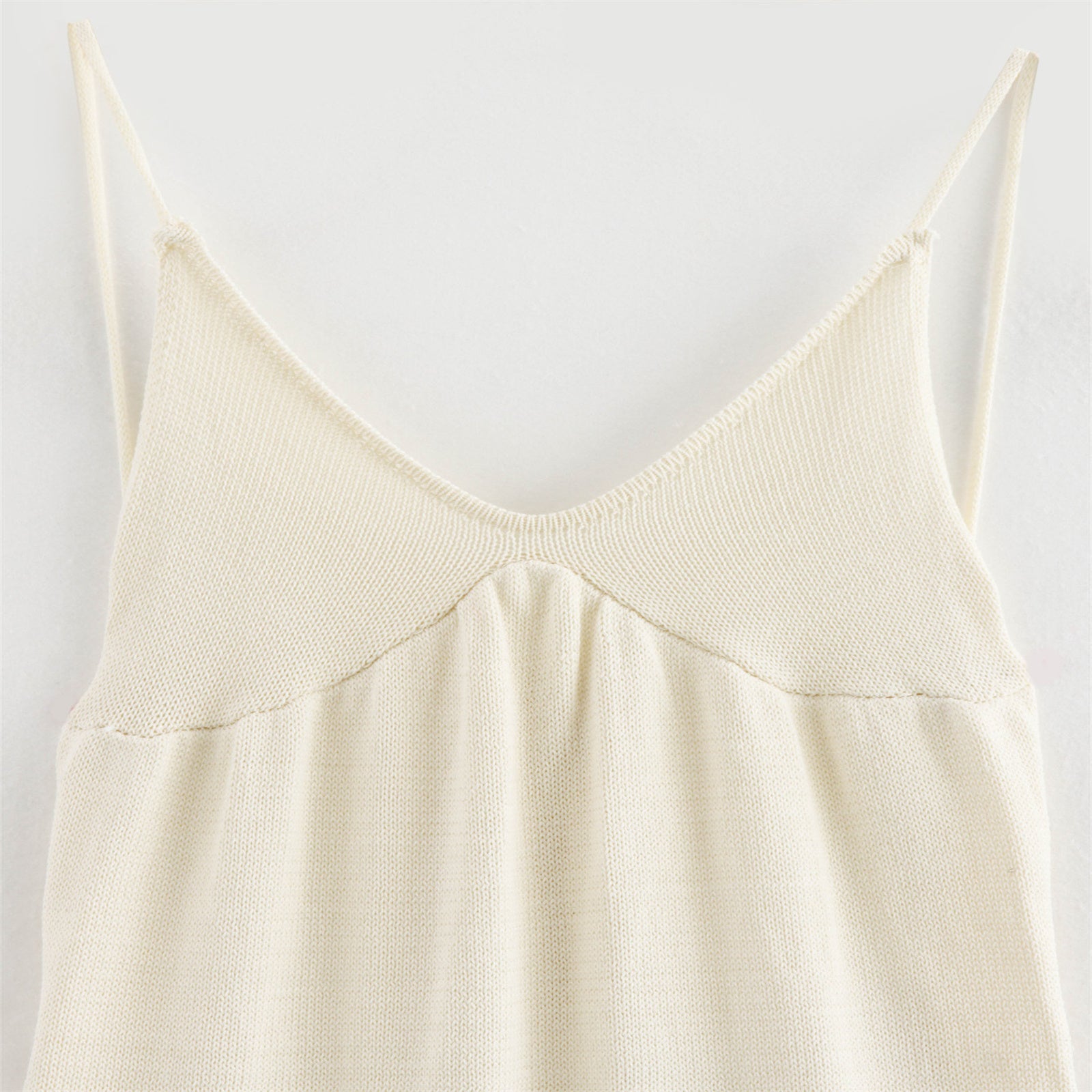 Women's Braces Skirt Three-dimensional Flower Knitted Backless Lace-up Dress