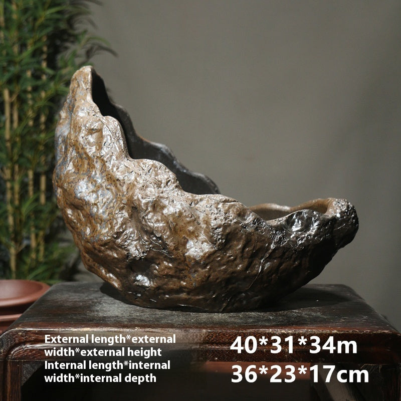 Purple Clay Flower Pot Southern Barbarian Alien Creativity