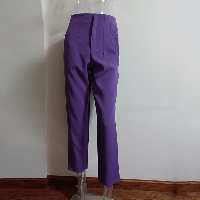 Women's Casual Fashion Straight Leg Pants