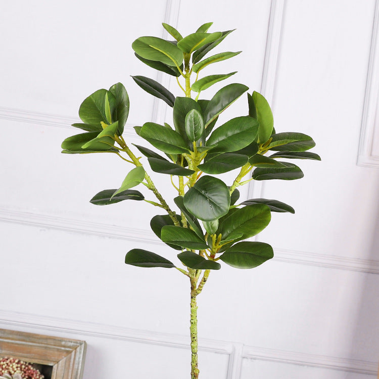 Single Ivy Tree Bark Artificial Camellia Home Interior Decoration Simulated Leaves Props Photography