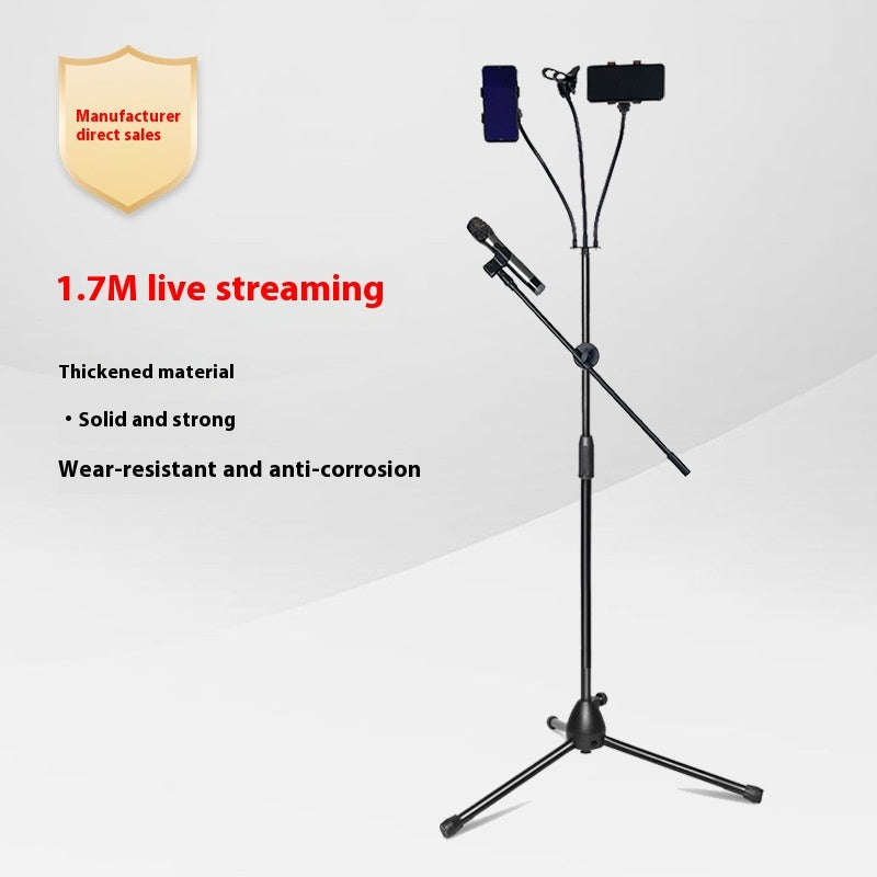 Mobile Live Streaming Floor Stand Outdoor