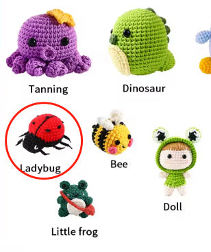 Fashion Simple Crochet Toy Set