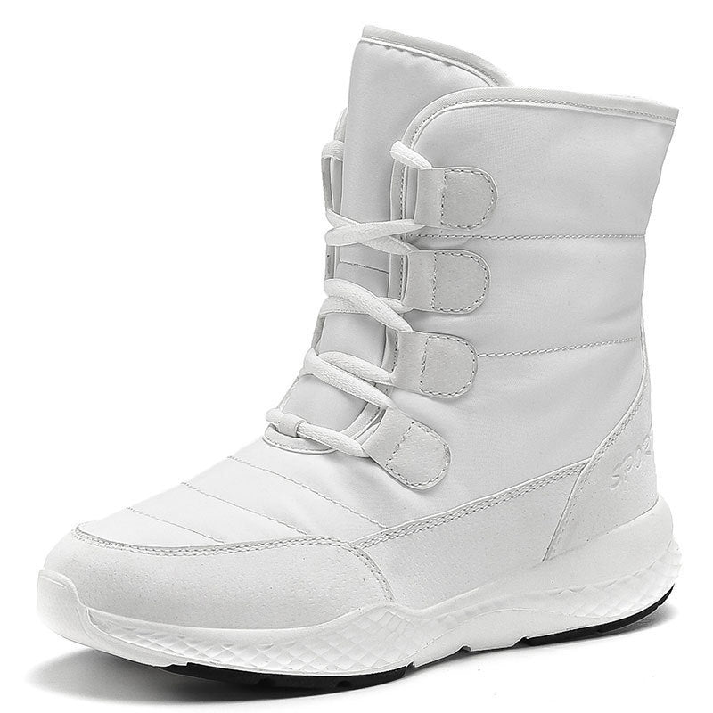 Plus Velvet Long Tube Plus Size Snow Boots Women