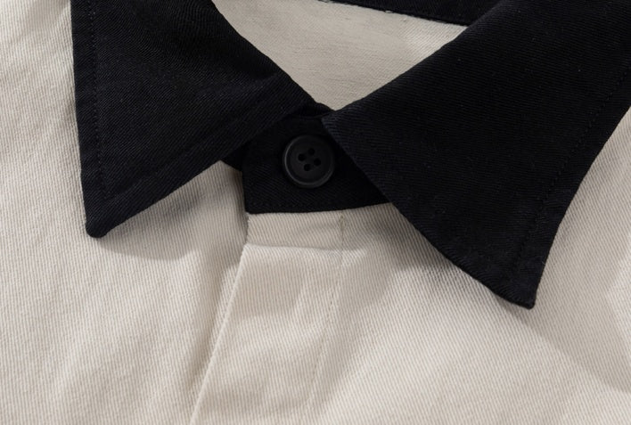 American Vintage Embroidered Heavy Bike Short Sleeve Shirt