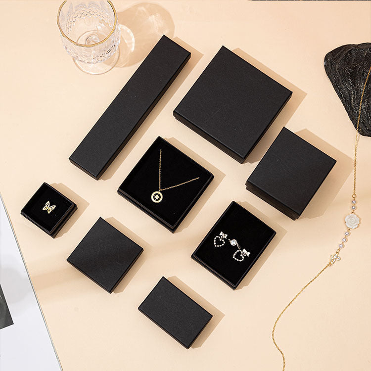 Jewelry Box Black Tiandigai Ornament