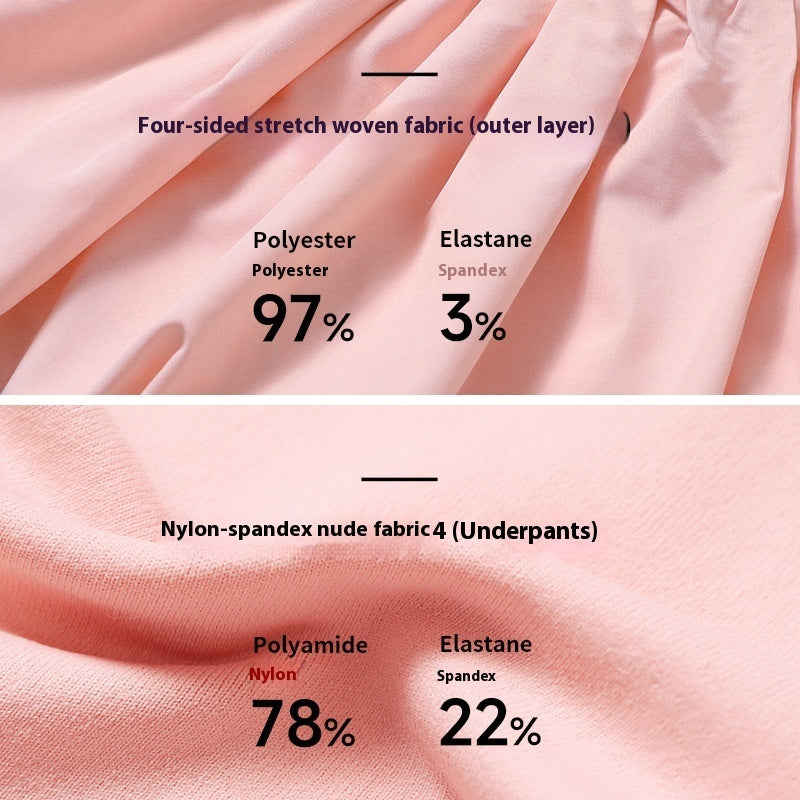 Women's Anti-walking Running Fitness Fake Two Pieces Sports Dress