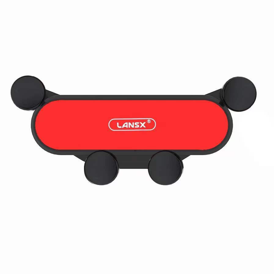 Vehicle-mounted Mobile Phone Bracket Air Outlet Gravity Linkage