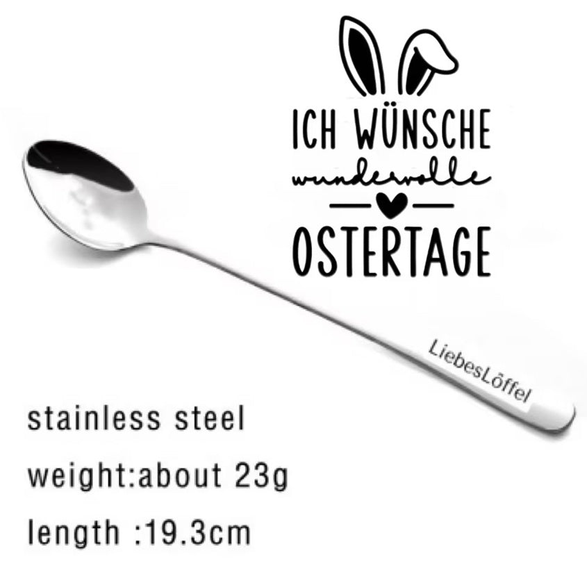 Stainless Steel Spoon You Are My Sunshine Couple Family Tableware