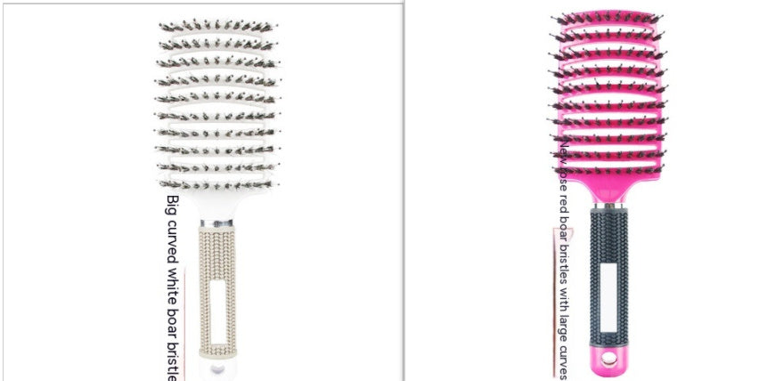 Big Curved Comb Bristle Massage Comb Eight Claws