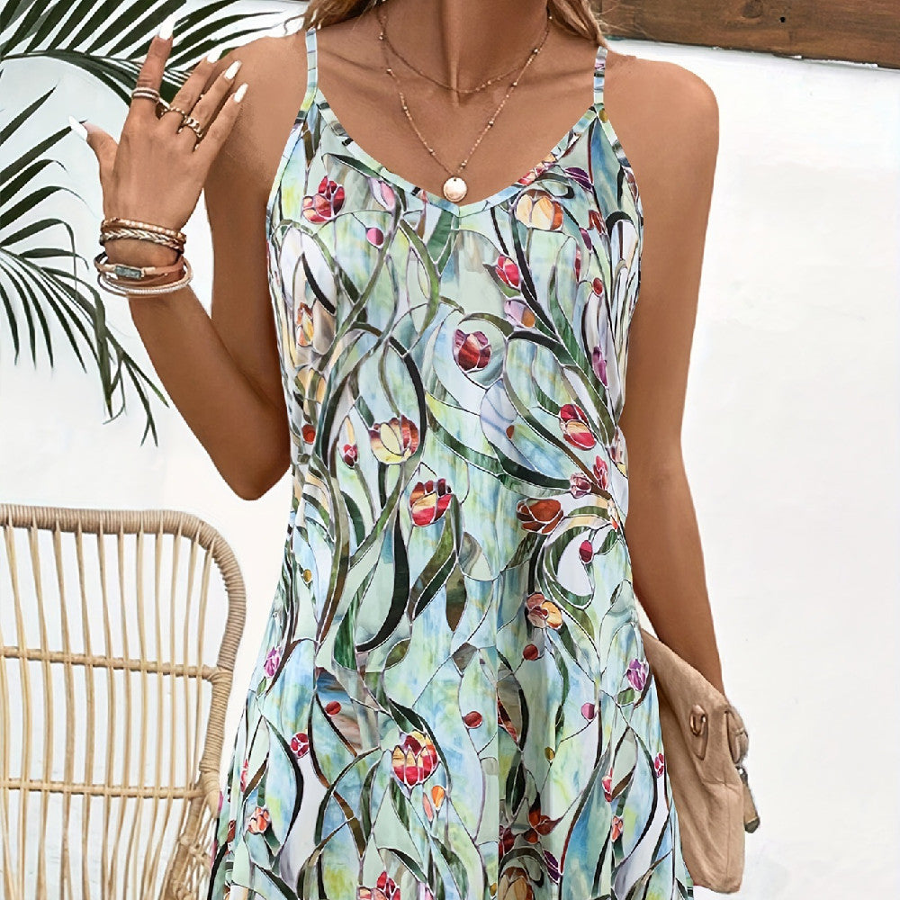 Women's Fashion Personalized Digital Printing Dress