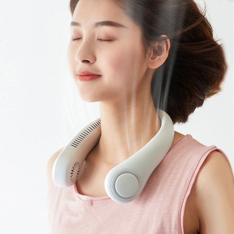 m6 leafless hanging neck electric fan