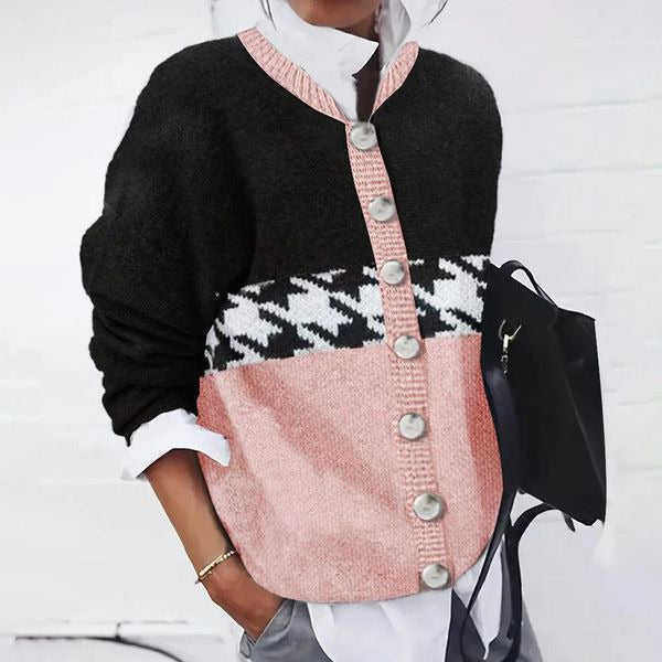 Round Neck Soft Sweater Casual Coat Knitted