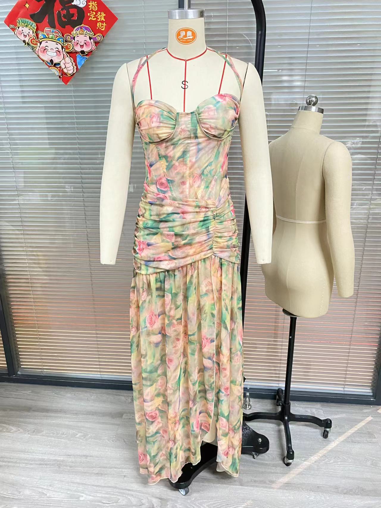 Hot Girl Print Holiday Casual Dress