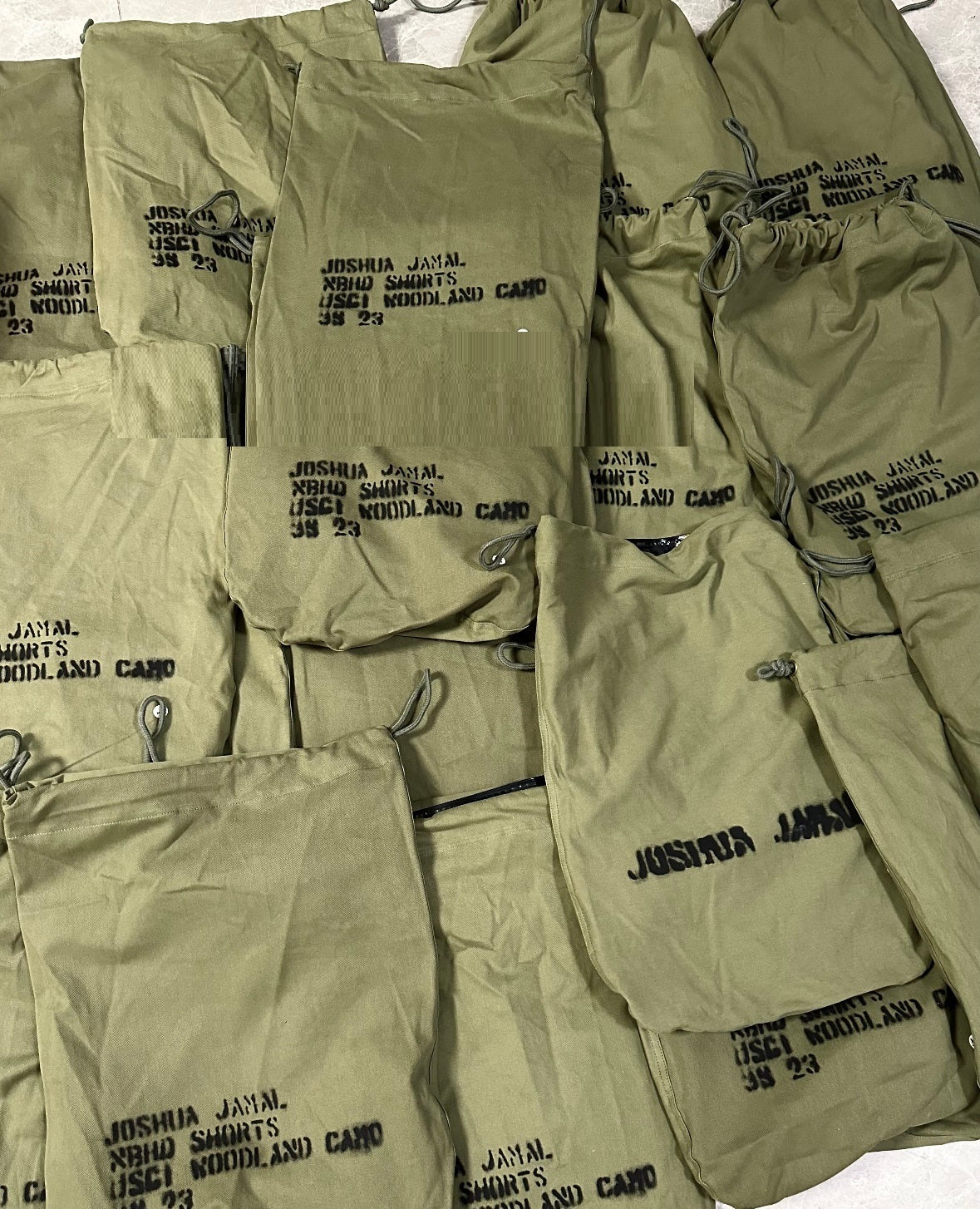 Loose Plus Size Casual Men Camouflage Cargo Pants