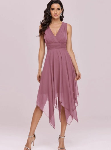 Retro Suspender Type French Midi Skirt Literary Temperament High Waist Solid Color Clothing