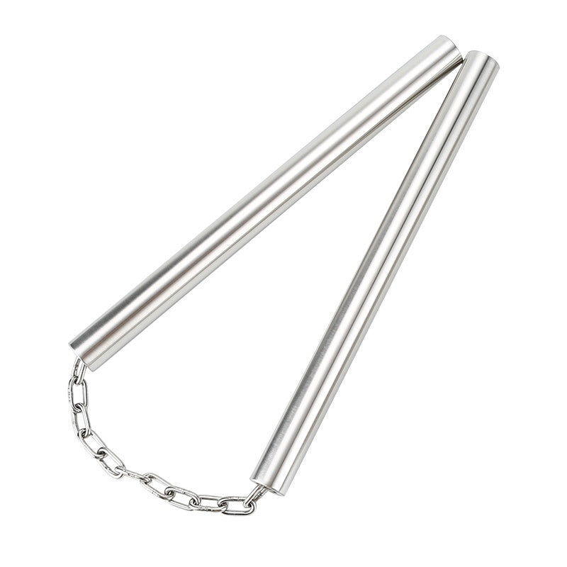Stainless Steel Nunchaku Flat Head Round Head Two-section Stick