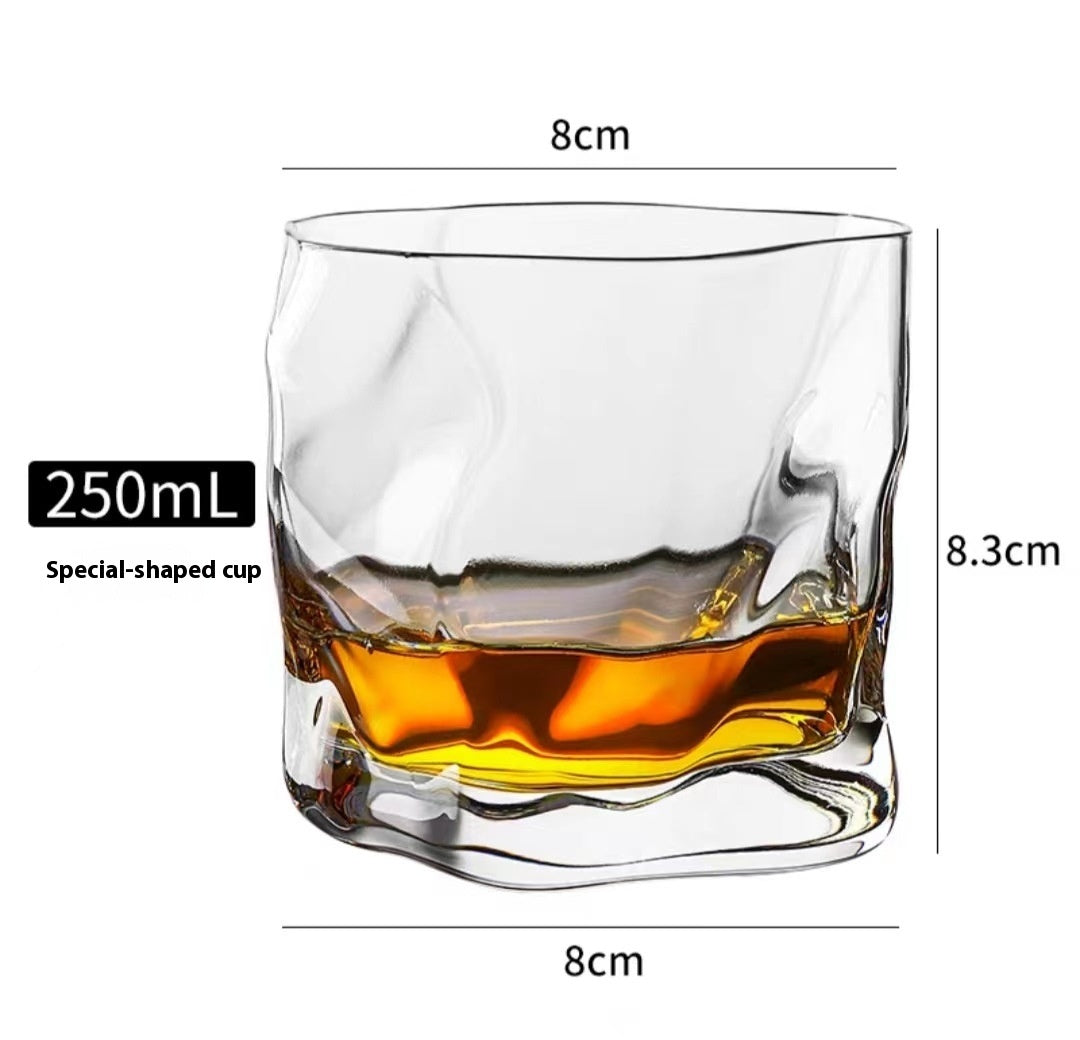 Whiskey Pure Drink Internet Celebrity Beer Brandy Glass Household High-end Classical Foreign Wine Bar Cup