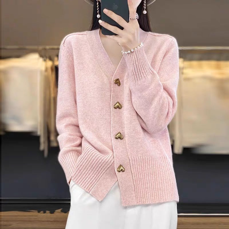 Knitwear Outer Wear Loose Casual Dinified Sweater