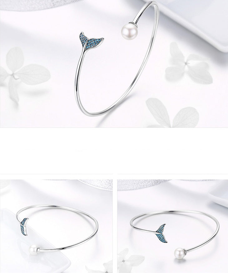 Mermaid's tears s925 sterling silver bracelet