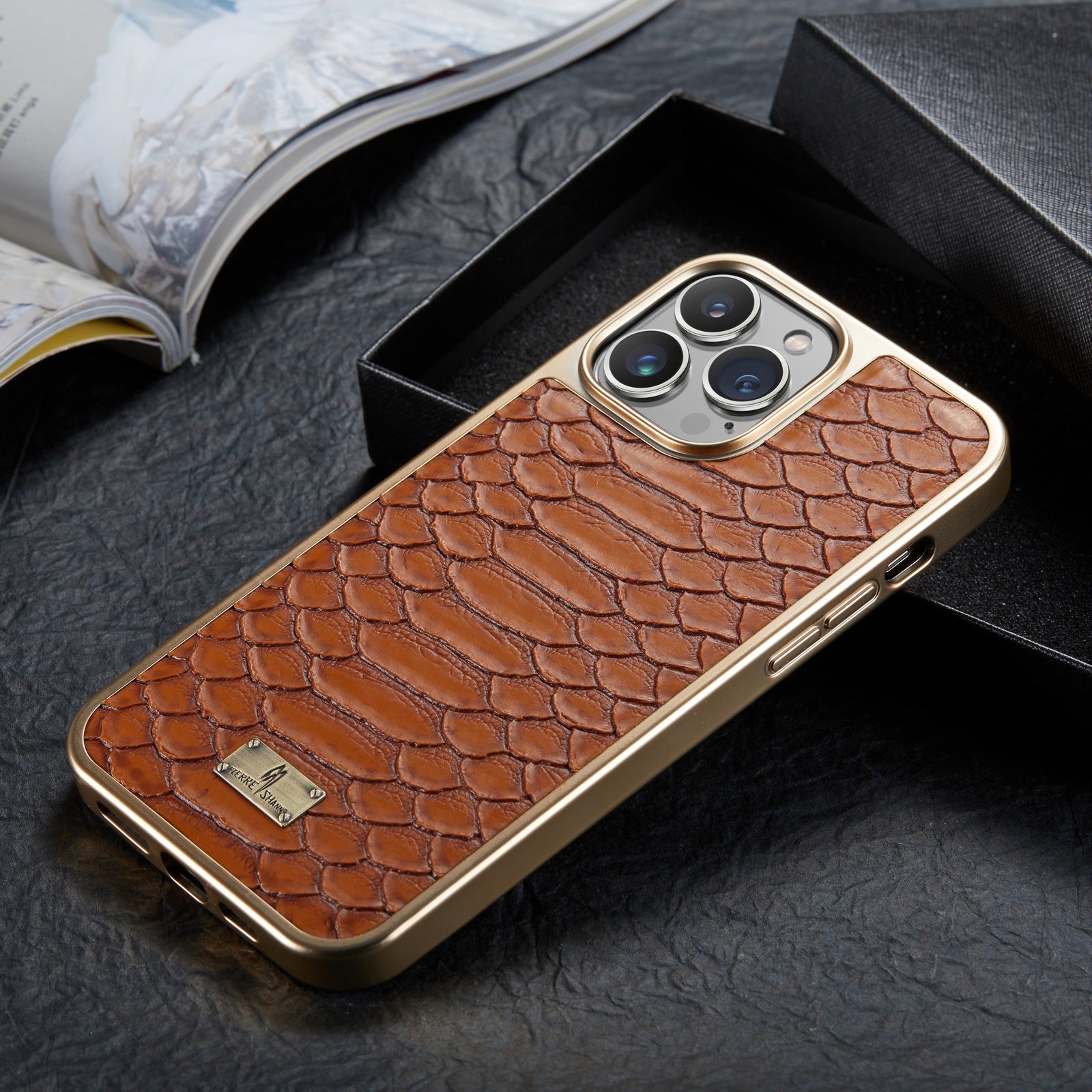 Python Pattern Business Electroplating Phone Case
