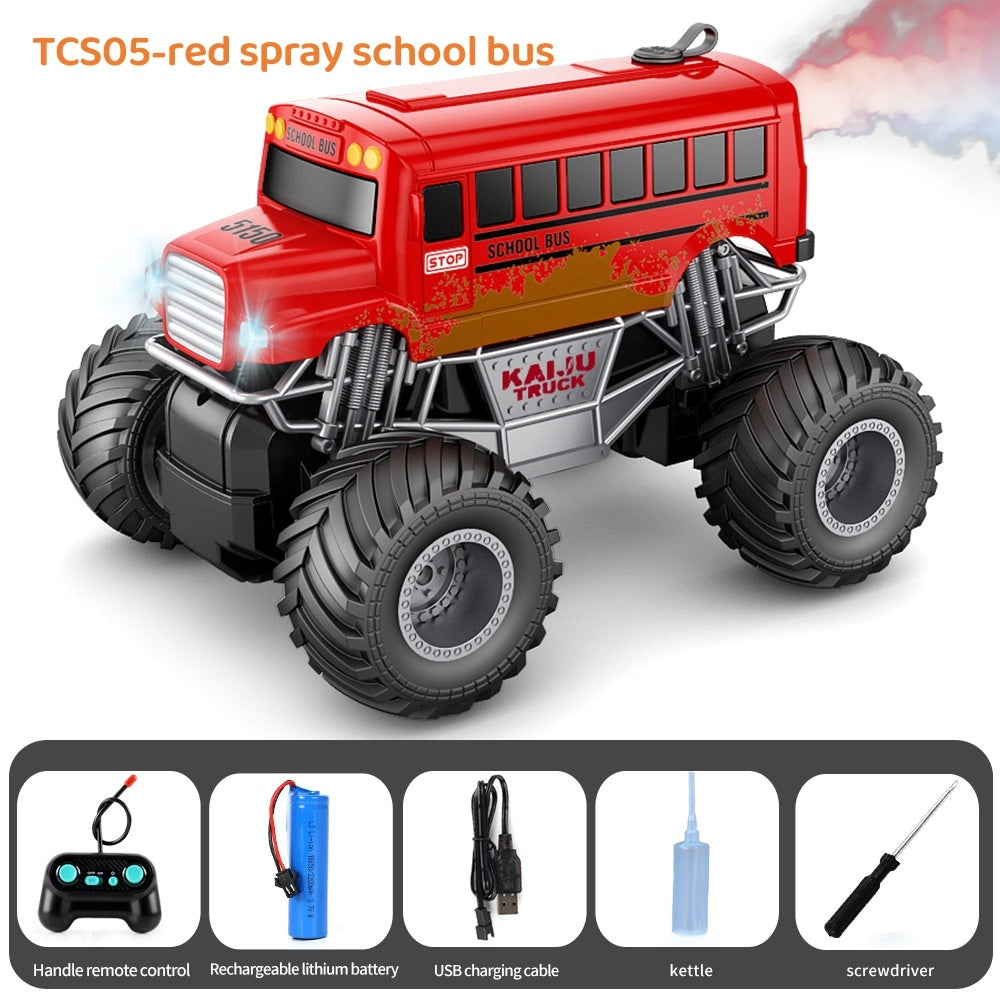 Children's Fashion Spray Off-road Vehicle Water Bullet Remote Control Car Toy