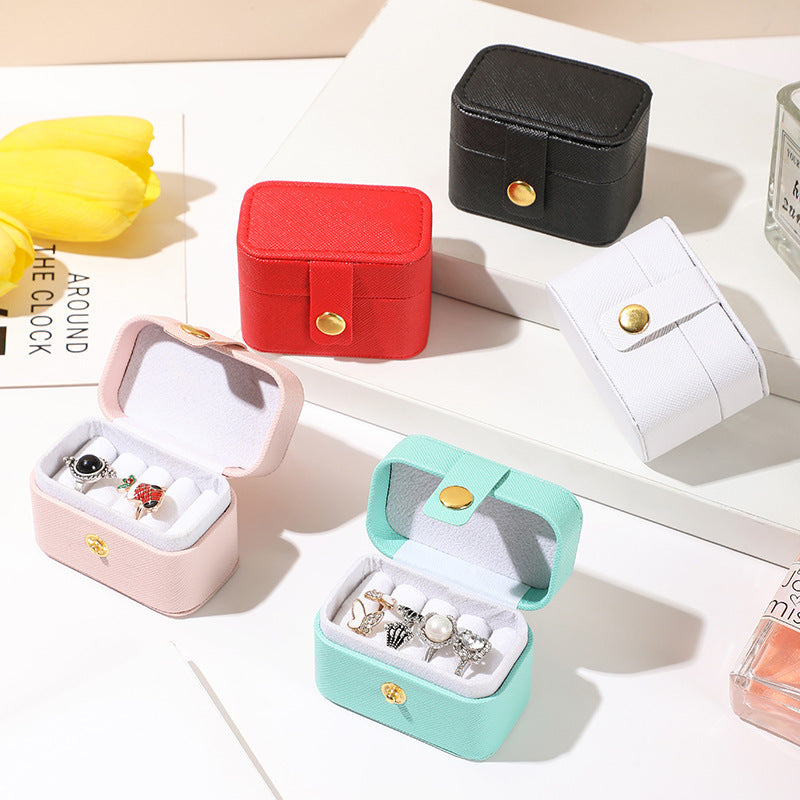 Portable Travel Jewelry Box And Small Ring Box