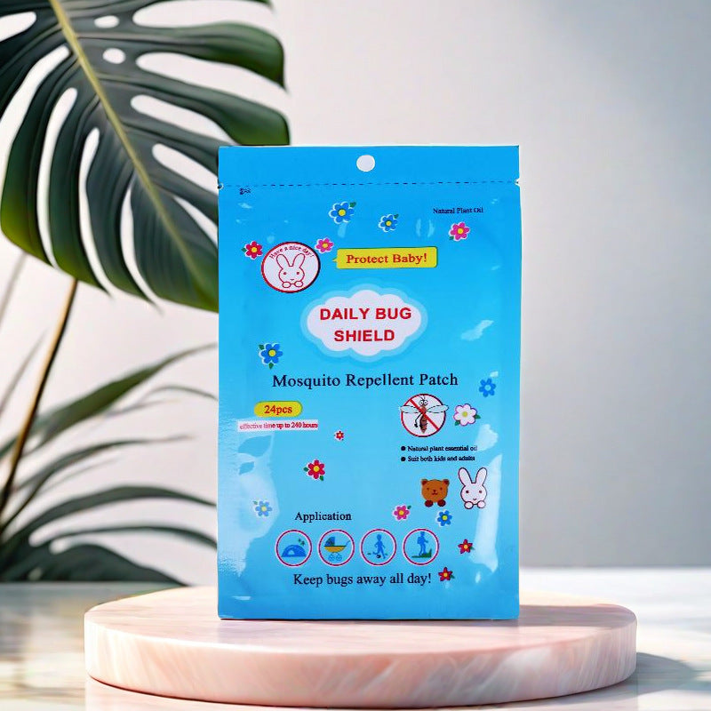 Organic Oil Lemongrass Stickers Cartoon Non-woven Fabric For Infants