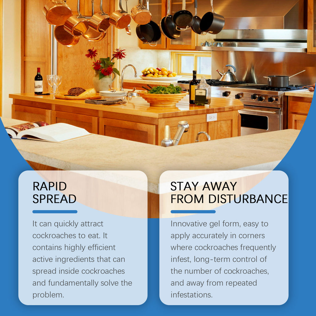 Indoor Home Kitchen Cockroach Killing Bait Gel