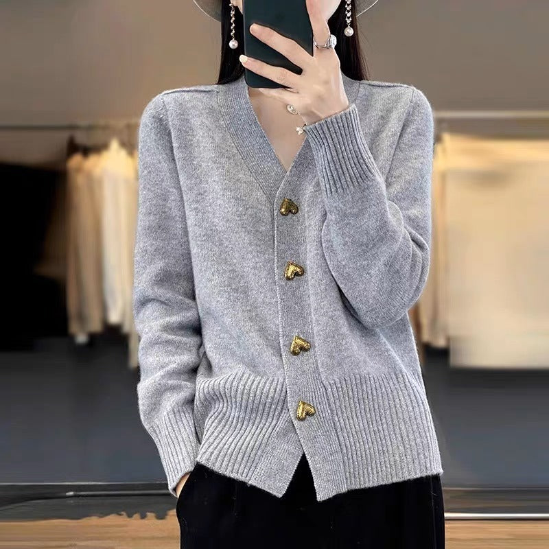 Knitwear Outer Wear Loose Casual Dinified Sweater