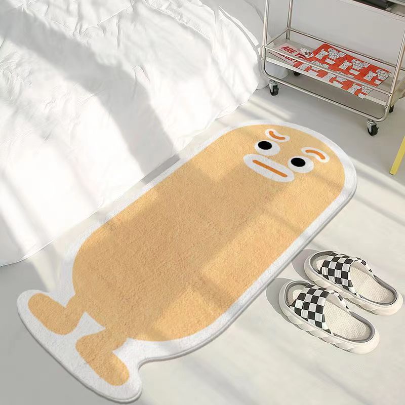 Cartoon Funny Alien Bedside Household Soft Carpet