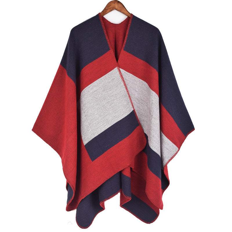 Women's Jacquard Silver Silk Shawl