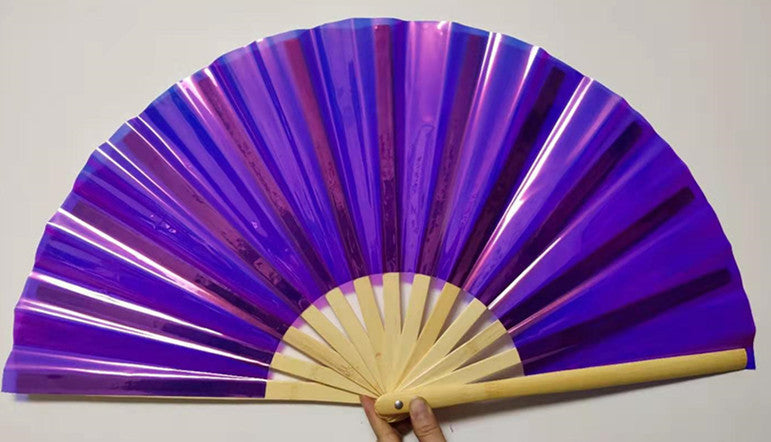 Fashion Single-sided Personality PVC Folding Fan
