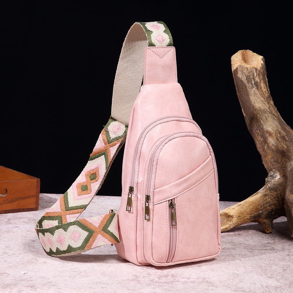 European And American Ladies Casual Fashion Retro Chest Bag