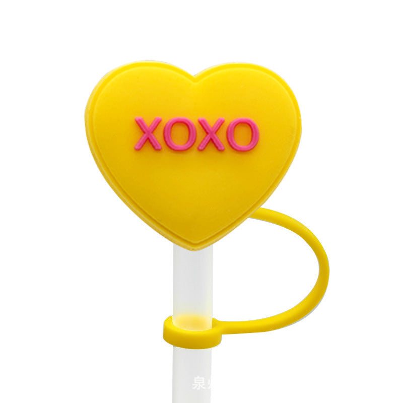 New Valentine's Day Series Straw Mouthpiece