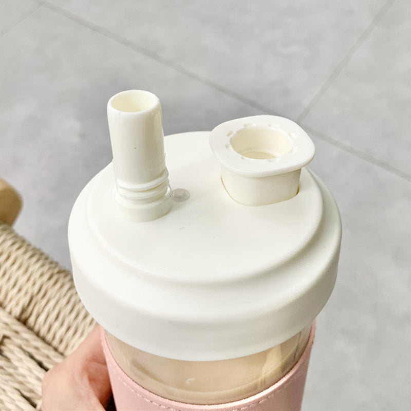 Milk Tea Cup With Straw For Women Simple And Portable