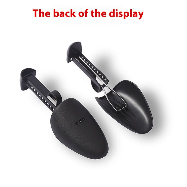 Black Adjustable Anti-wrinkle Plastic Shoe Stretcher