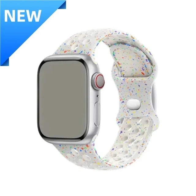 Sports Silicone Two-tone Replace Wristband