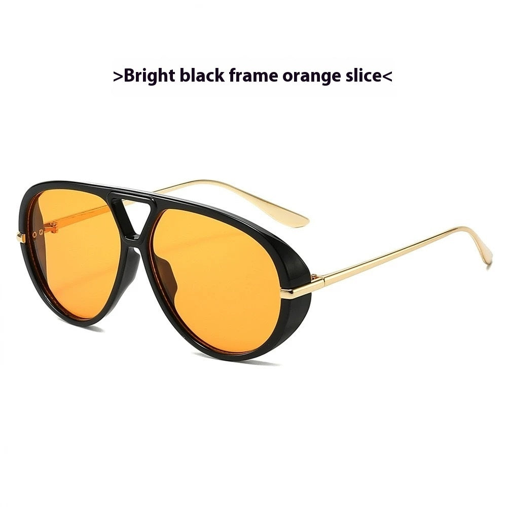 Street Shot Large Frame Slim Look Women's High-end Sunglasses