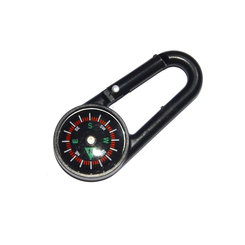 Outdoor Plastic Climbing Button Carabiner Compass