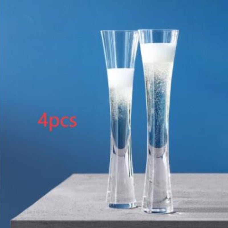 Handmademild Luxury Retro Crystal Champagne Glass