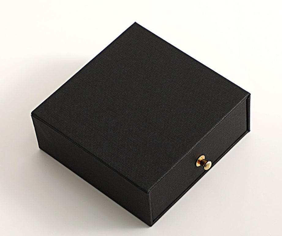 Lotus Pattern Drawer Jewelry Box Necklace Jewelry