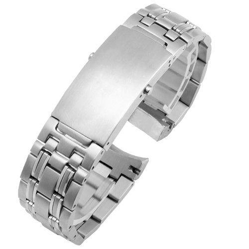 Solid stainless steel watch band