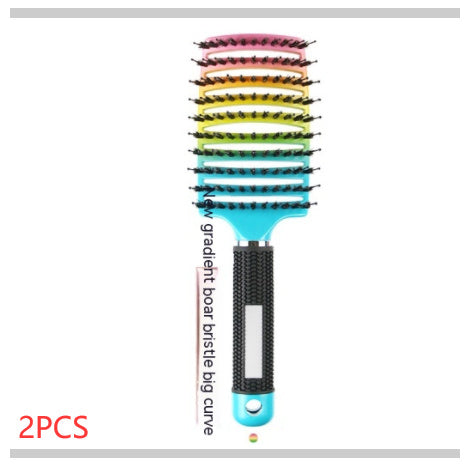 Big Curved Comb Bristle Massage Comb Eight Claws