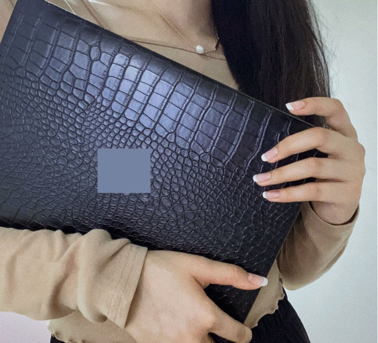 Black  Pattern Notebook Protective Soft Shell