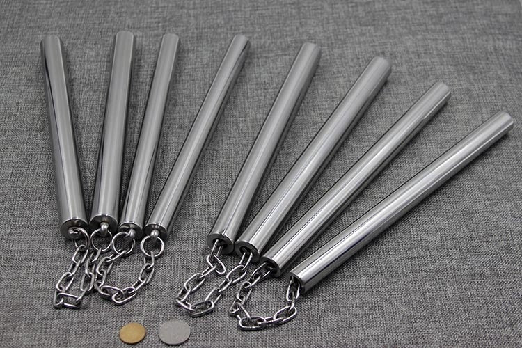 Stainless Steel Nunchaku Flat Head Round Head Two-section Stick