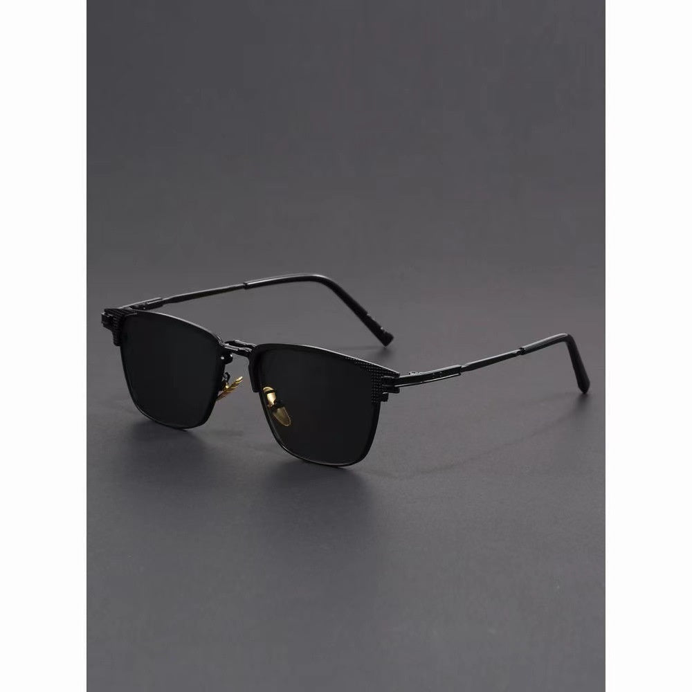 Retro Artistic UV Protection Small Square Box Sunglasses